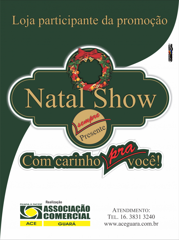 ACE REALIZA PRIMEIRO SORTEIO DA PROMOÇÃO NATAL SHOW 2012 ACE REALIZA PRIMEIRO SORTEIO DA PROMOÇÃO NATAL SHOW 2012